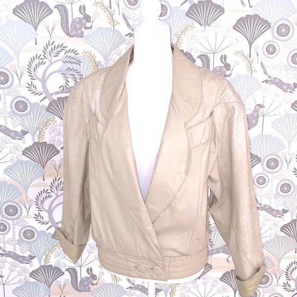 Vintage Jackets & Blazers - VINTAGE Leather Jacket